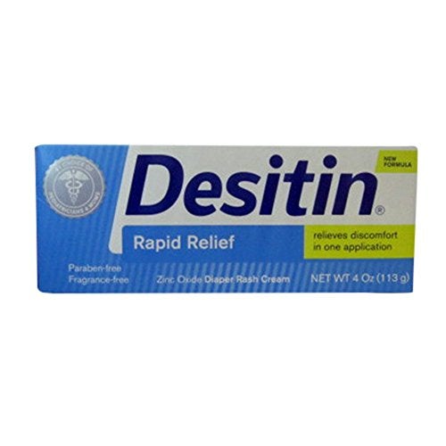 Desitin Rapid Relief Creamy Ointment, 4-Ounce Tube (Pack of 2) - Image 1