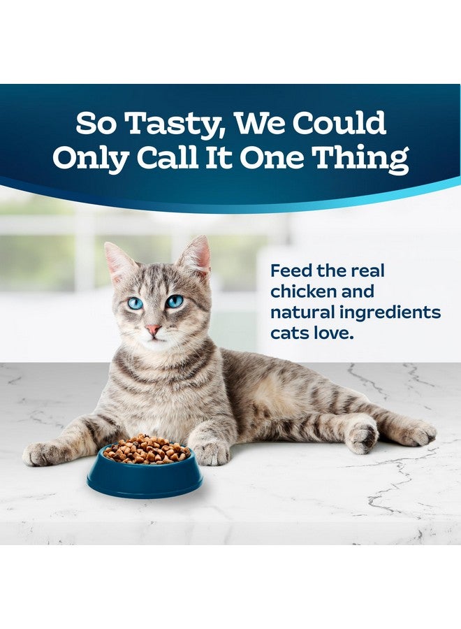 Blue Buffalo Tastefuls Adult Hairball Care Dry Cat Food, Made in the USA with Natural Ingredients, Chicken & Brown Rice Recipe, 3-lb. Bag - Image 2