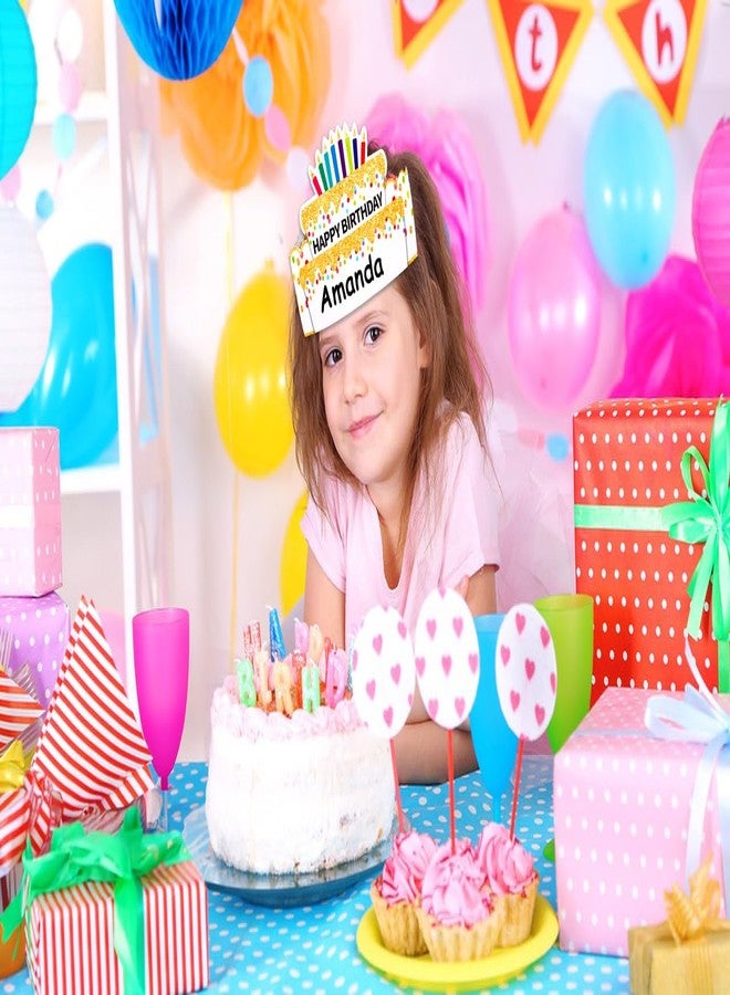 وا هوم تيجان عيد ميلاد من WaaHome Confetti للأطفال في الفصول الدراسية - 24 قطعة قابلة للتعديل لحفلات عيد الميلاد السعيدة وقبعات ورقية وعصابات رأس للطلاب ومستلزمات حفلات عيد الميلاد في الفصول الدراسية للمعلمين - Image 3