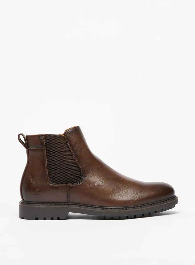 LBL by Shoexpress Men's Textured Slip-On Chelsea Boots - Image 3