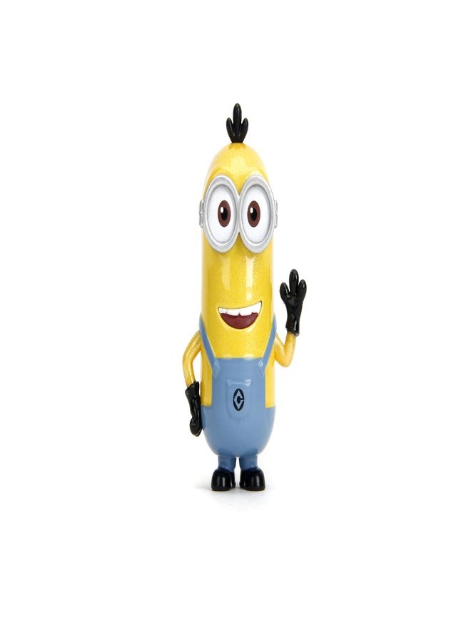 Jada Despicable Me Minions Metalfigs 4-Pack - Stuart, Kevin, Otto, Bob - Collectible 2.5" Metal Figures, Wave 1 - Image 2