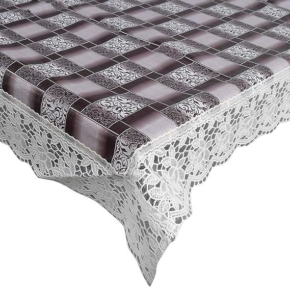 PRIMAH 8 Seater Tablecloth Wipe Clean PVC Tablecloths OilProofWaterproof StainResistant Plastic Table Cover  - Image 2