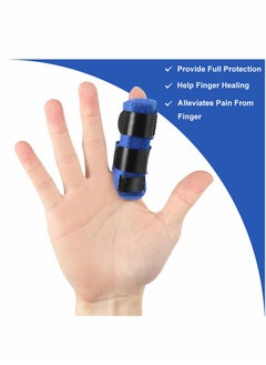 KASTWAVE Finger Splint With Nylon Sleeves for Trigger Finger Relief, Finger Brace for Straightening or Support for Broken Fingers, Sport Injuries, Set of 1  - Image 4