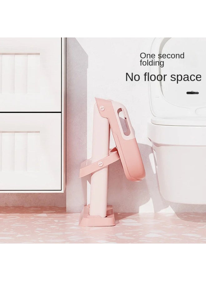 MiniMe Foldable Anti‑Slip Potty Training Seat with Adjustable Step Ladder & Toddler Toilet Ring | 12‑36 Months | Blue & White | Non‑Toxic PP & TPR | Compact Design & Easy Height Adjustment for Independence - Image 3