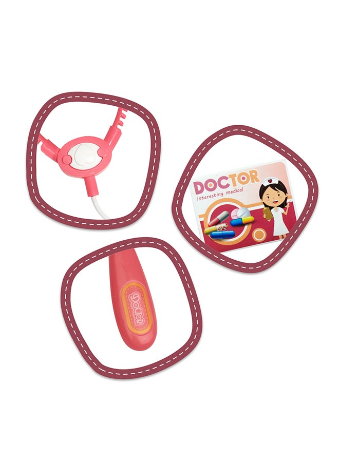 Kidle 20-Piece First Aid Kit Doctor Playset 19.5x11x13cm - Image 5
