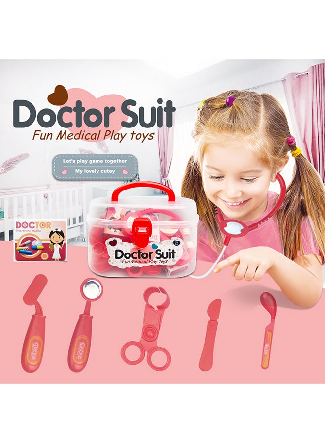 Kidle 20-Piece First Aid Kit Doctor Playset 19.5x11x13cm - Image 2