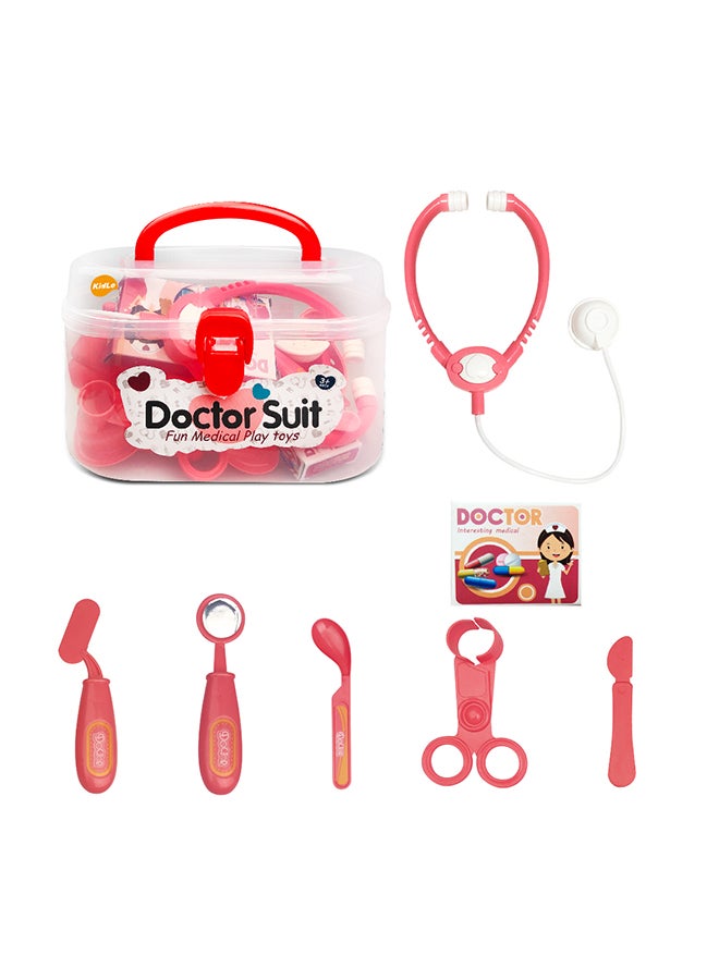 Kidle 20-Piece First Aid Kit Doctor Playset 19.5x11x13cm - Image 1