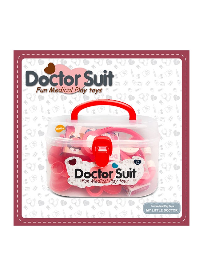 Kidle 20-Piece First Aid Kit Doctor Playset 19.5x11x13cm - Image 3