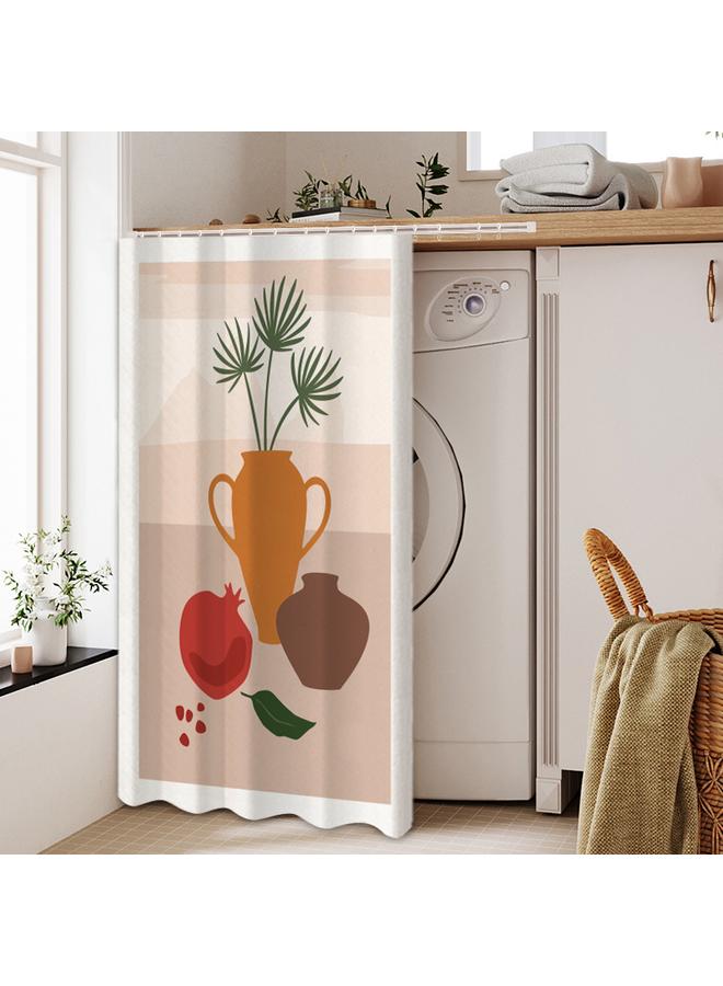 Bluejw Ins Shelter Curtain Velcro Dust-proof Self-adhesive Kitchen Cabinet Shelter Curtain Mirror Ugly-covering Curtain Cabinet Curtain Punch-free Half Door Curtain - Image 1