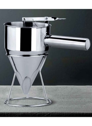 Batter Dispenser Stainless Steel Piston Funnel Dispenser ,Pancake Batter Baking Dispenser, with Stand Cake Desserts Making Bakery Use Transferring Liquid tool for Takoyaki and Baking - pzsku/ZB966D6631F07B0DB199AZ/45/_/1654186262/e049c558-8fde-4207-b141-67a98b436402
