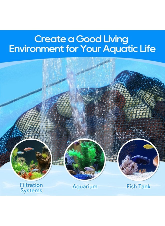 Cunina Cunina Aquarium Filter Media Bags for Aquarium with Zipper, Reusable Strong Polyester Fine Mesh Bag for Activated Carbon, Bio Filter Balls, Ceramic Rings, Filter Stones, Biospheres 8 Pack 7.8" x 5.9"  - Image 3