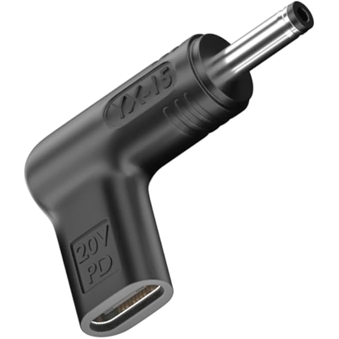 rayihni 100W PD USB C TO ADAPTER 4.0X1.35MM, PD USB C FEMALE TO DC MALE, TYPE USB C TO 4.0 X 1.35MM ADAPTER MADE FOR ASUS LAPTOP SERIES