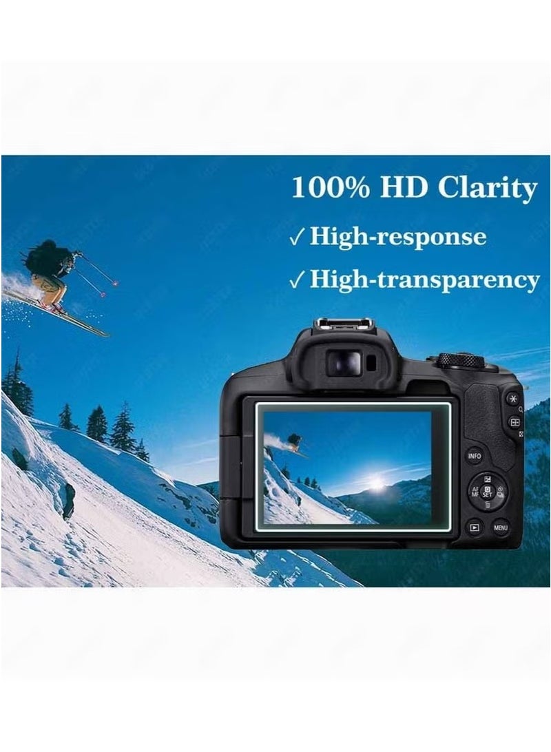 2 PACK Screen Protector for Canon EOS R Camera with Cleaning Kit | 0.3mm Tempered Glass Cover, 9H Hardness Anti-Scratch Anti-Bubble Screen Film - Image 5
