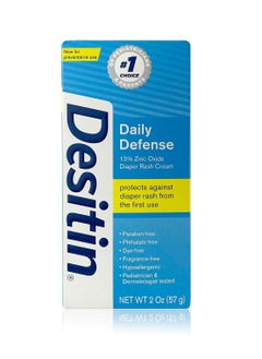 Desitin Daily Defense 13% Zinc Oxide Diaper Rash Cream 2 oz  - Image 1