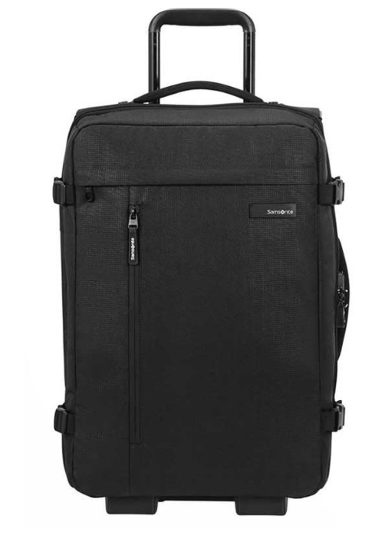 سامسونايت Roader Wheeled Duffle Bag, Cabin Size 55 cm / 20 inch, Polyester, Black|RPET|TSA Lock|ID Tag|Front Storage Section - 2 Years International Warranty - Image 4
