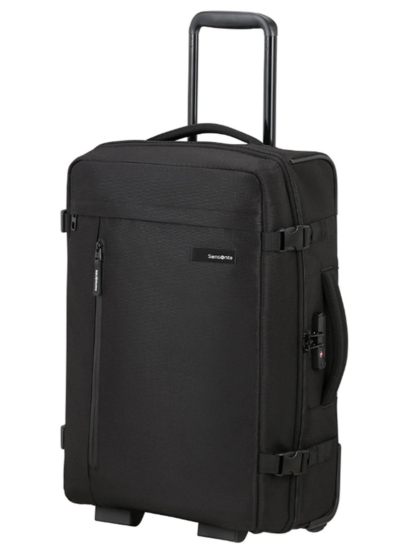 سامسونايت Roader Wheeled Duffle Bag, Cabin Size 55 cm / 20 inch, Polyester, Black|RPET|TSA Lock|ID Tag|Front Storage Section - 2 Years International Warranty - Image 1