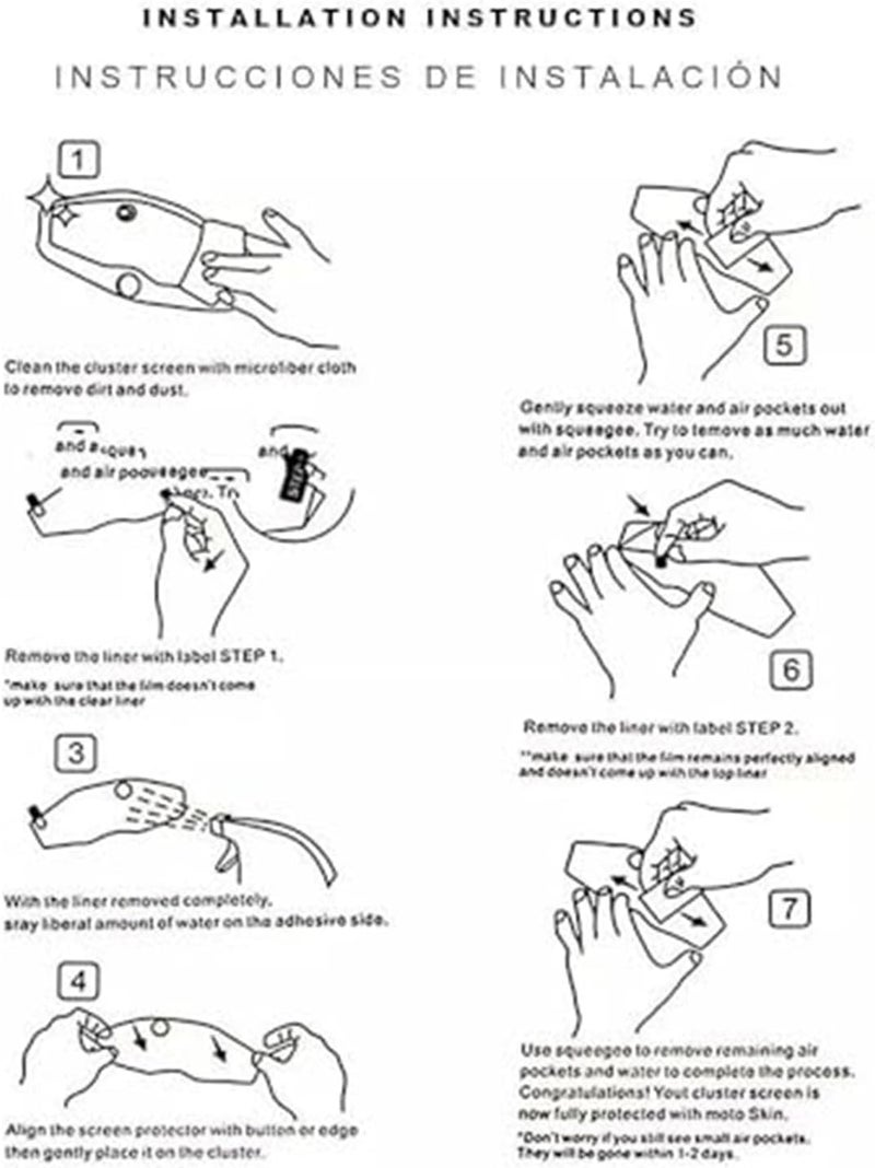 DEMULAX Motorcycle Dashboard Screen Protector for YZF R1 R1M - Image 2