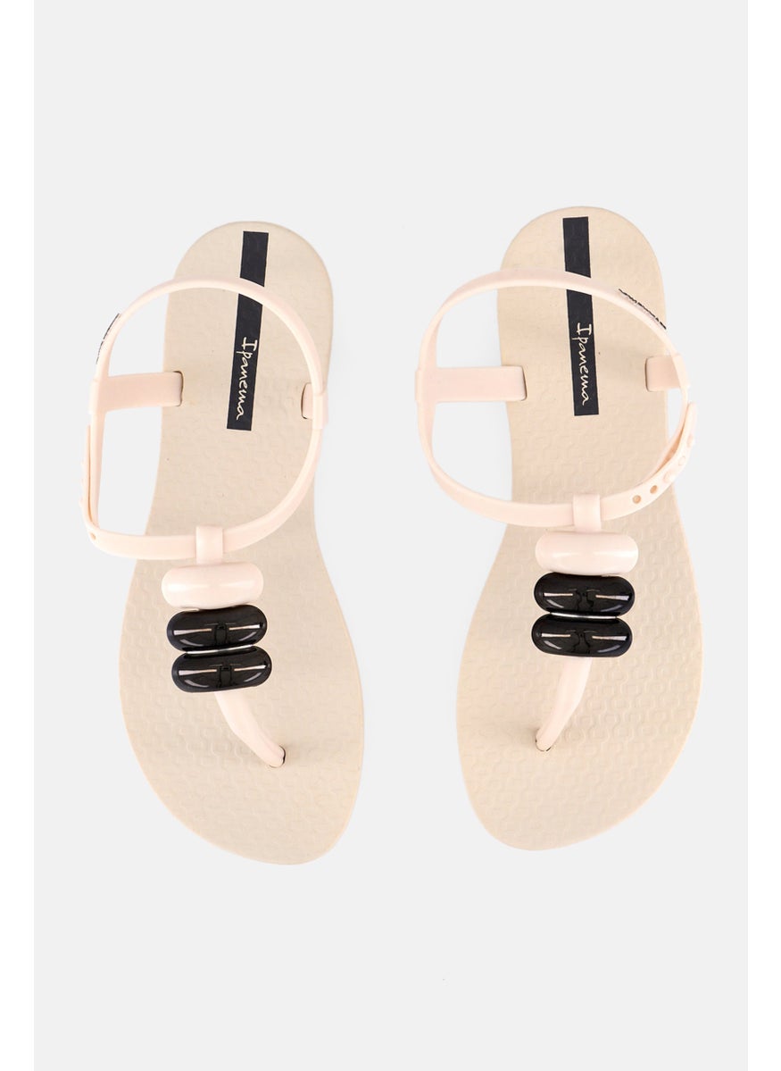 Ipanema Women Class Blown Up Adjustable Closure Sandal, Ivory  - Image 3
