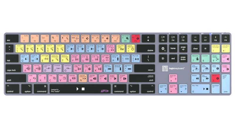 Logickeyboard Titan Wireless Backlit Keyboard for Avid Pro Tools - Mac - Image 2