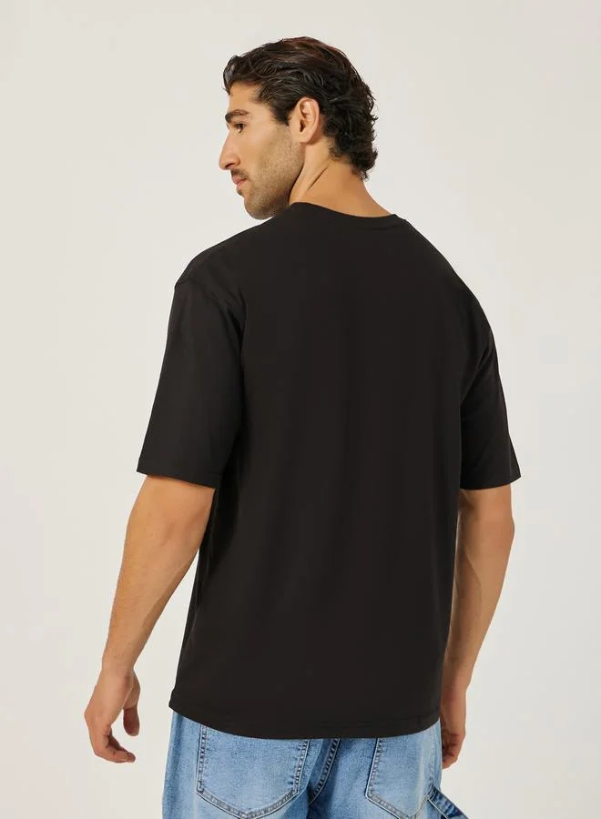 Styli Animation Graphic Print Oversized T-Shirt