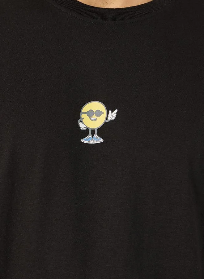Styli Animation Graphic Print Oversized T-Shirt