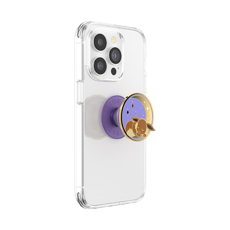 POPSOCKETS â€‹â€‹â€‹â€‹PopSockets Phone Grip with Expanding Kickstand, Adhesive Grip, Pokemon, Cute PopSockets - Enamel Sleeping Eevee - Image 5