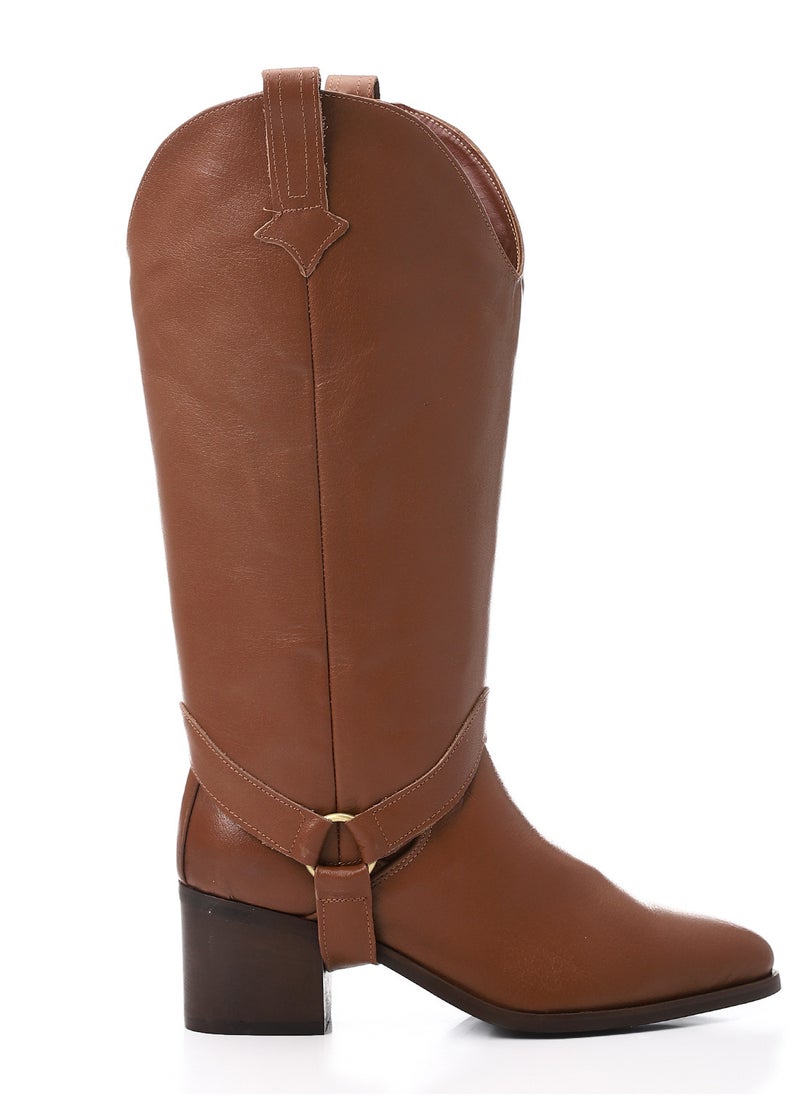 Mr.joe Leather Tawny Havan Ankle Boot With Extension  - Image 2