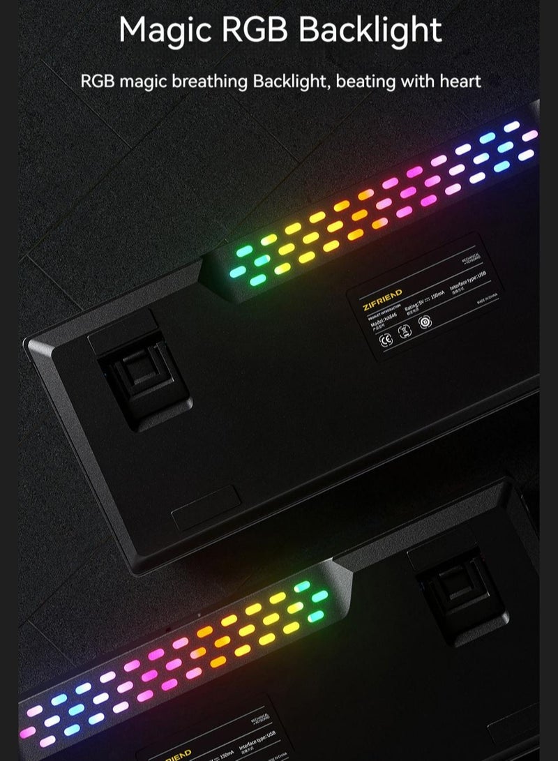 Wired Gaming Keyboard and Mouse Combo Include Mini 60% Merchanical Feel Keyboard Ergonomic Design  - Image 5