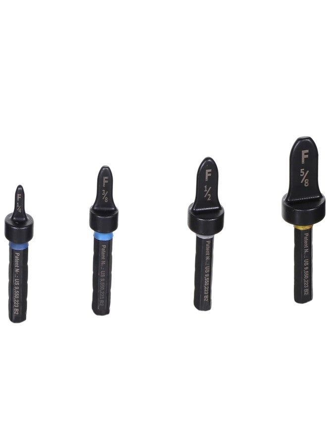 سبين مجموعة رؤوس مثقاب SPIN F4000، مكونة من 4 قطع، بمقاسات 1/4، 3/8، 1/2، 5/8 بوصة - Image 5