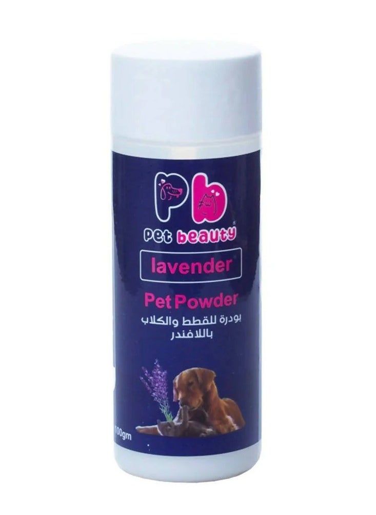 بت - Pet Beauty Lavender Powder for Cats and Dogs 100g - Image 1