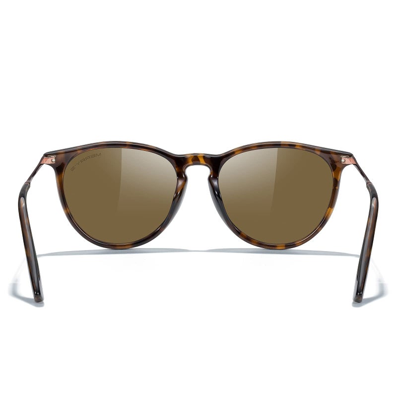 MERRY'S Vintage Polarized Sunglasses for Women Men Retro Round Mirrored Lens Sun glasses UV400 - Image 4