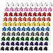 Arrowbash 200 Pcs Wooden Meeples Multi Color Meeples Pieces Family Games Accessories Board Game Tokens Ideal for Sorting Counting Game Night Party - Image 2