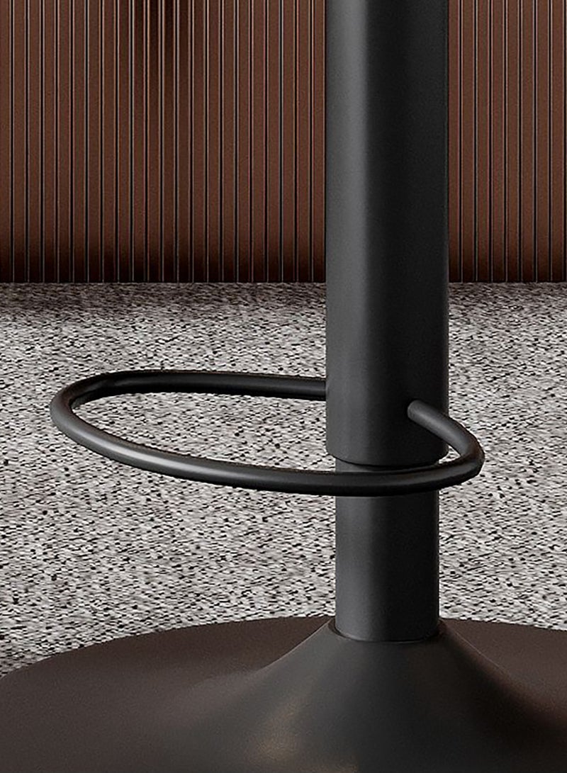 Merry Moments Bar Chairs High Chairs High Stools Desk Chairs Adjustable Swivel Seats for Island Bench Dining Retail Office 360 Degree Black 1 Pcs - Image 5