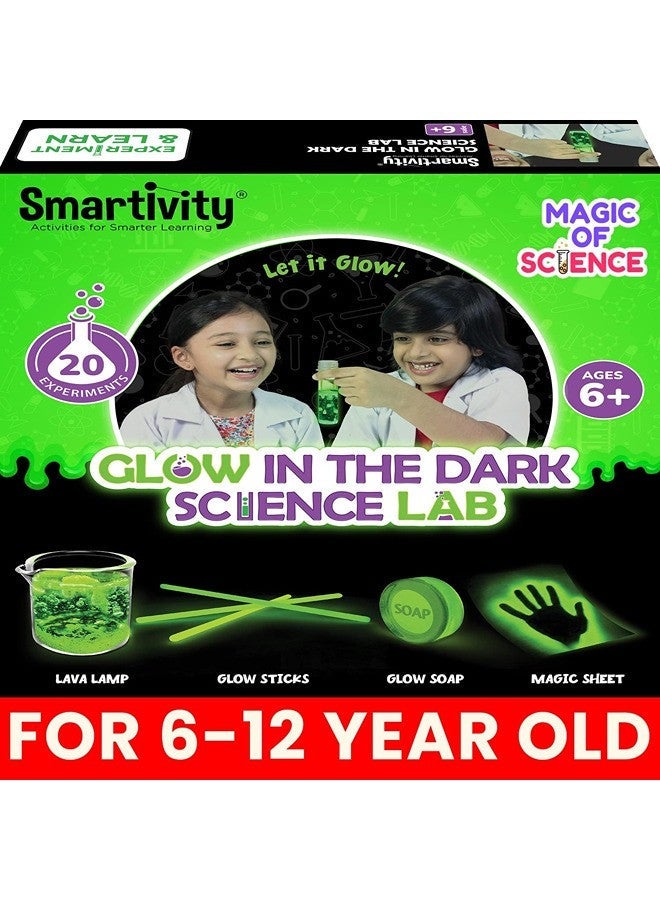 Smartivity Glow Magic Science Kit for Kids Ages 6-12 Years | 20 Amazing Glow in The Dark Science Experiments I Birthday Gifts for Boys & Girls 6 to 14 Years Old - Image 1