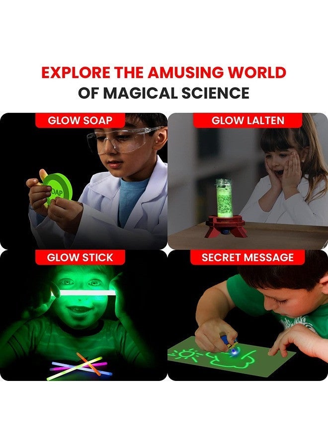 Smartivity Glow Magic Science Kit for Kids Ages 6-12 Years | 20 Amazing Glow in The Dark Science Experiments I Birthday Gifts for Boys & Girls 6 to 14 Years Old - Image 2