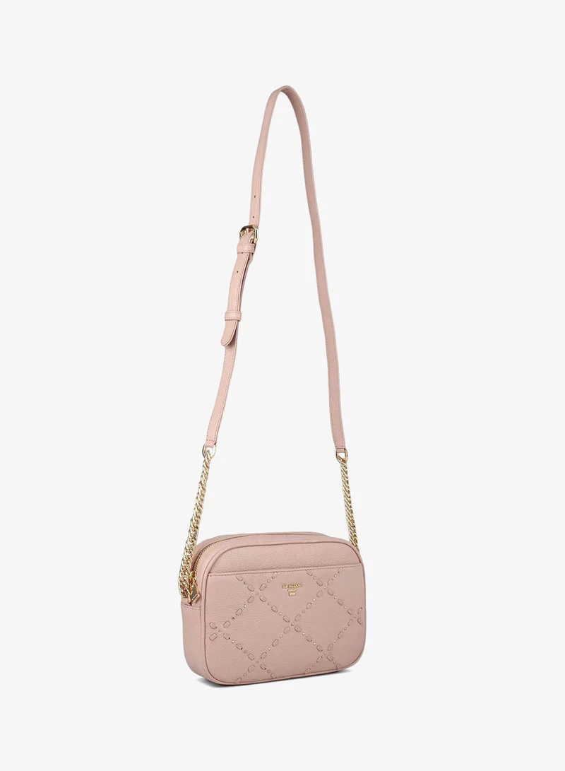 دا ميلانو Serena Wax Leather Sling - Feather