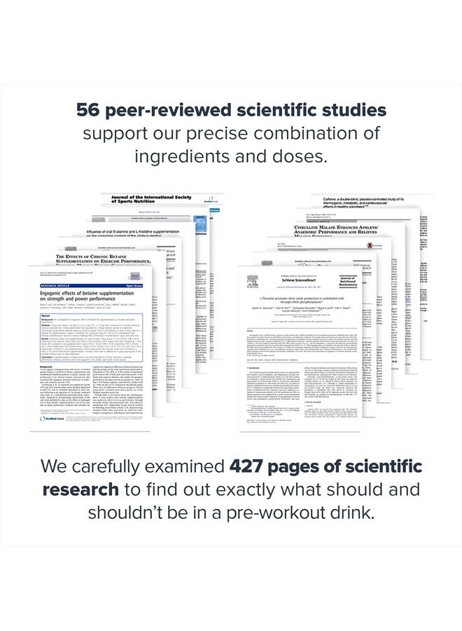 Legion مكمل بلس قبل التمرين - مشروب طبيعي بالكامل لزيادة الطاقة، خالي من الكرياتين، محلى طبيعياً، بيتا ألانين، سيترولين، ألفا جي بي سي (انفجار القطب الشمالي) - Image 3