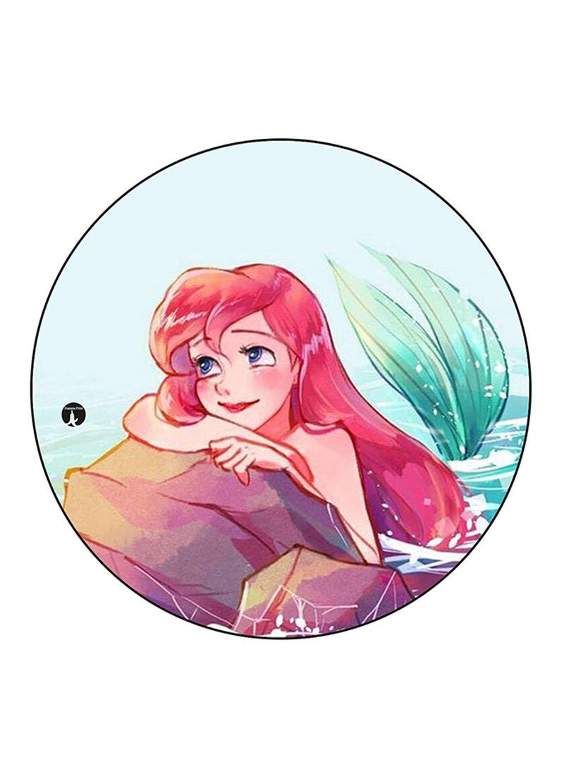 RKN Disney Printed Mouse Pad  Round  Multicolour