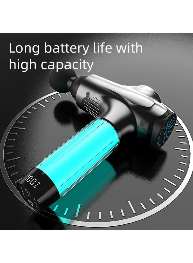 Ru syanl Percussion Massage Gun with 7-Speed and 12 Massage Heads Handheld Electric Muscle Massager for Any Pain Relief Gifts for Families and Friends  - Image 3