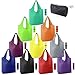 BeeGreen Reusable-Grocery-Bags-Foldable-Machine-Washable-Reusable-Shopping-Bags-Bulk Colorful 10 Pack 50LBS Extra Large - Image 2