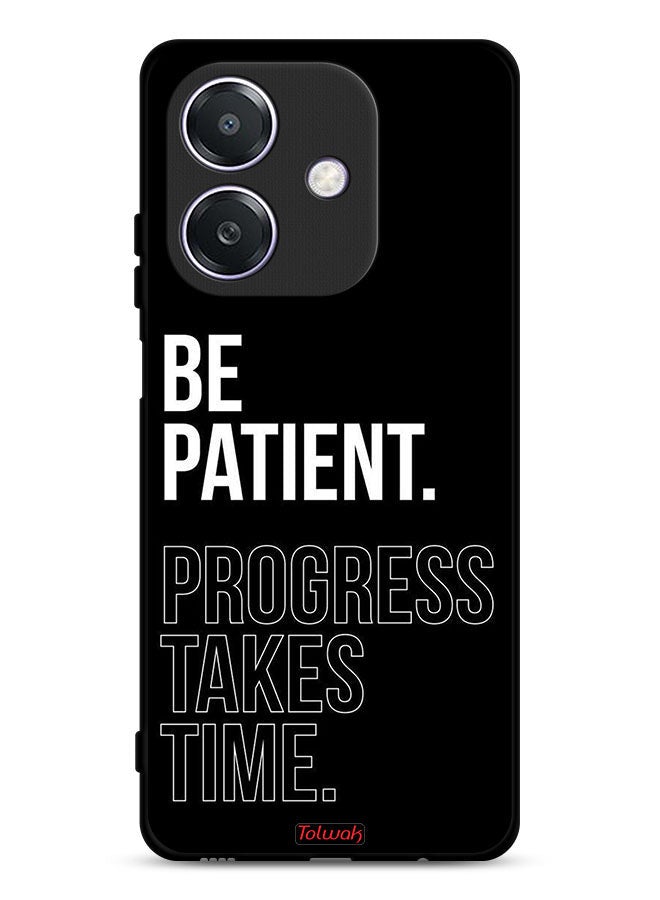 Tolwak Oppo A3x 5G Protective Case Cover Be Patient Progress Takes Time - Image 1