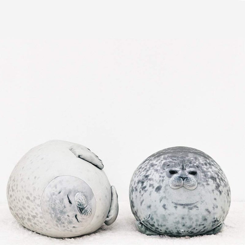 MerryXD Chubby Blob Seal Pillow,Stuffed Cotton Plush Animal Toy Cute Ocean Small(13 in) - Image 2