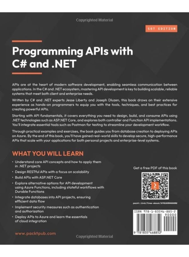 Programming APIs with C# and .NET: Develop high-performance APIs that ensure seamless application communication and enhanced security  - Image 2