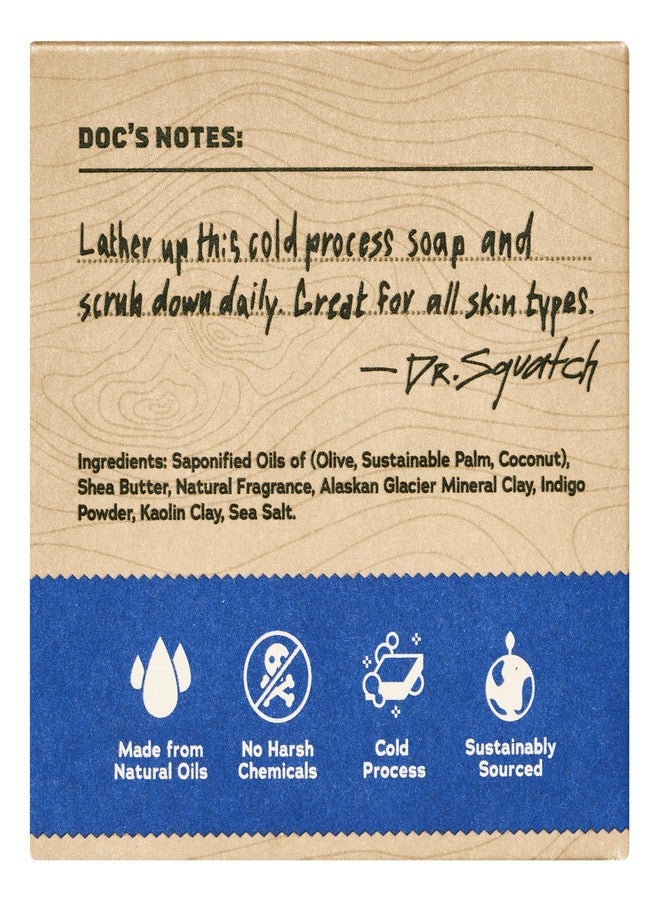 Dr. Squatch Natural Bar Soap for Men - Cold Process Soap with No Harsh Chemicals - Fresh Falls (5 oz, 3-Pack) - Image 2
