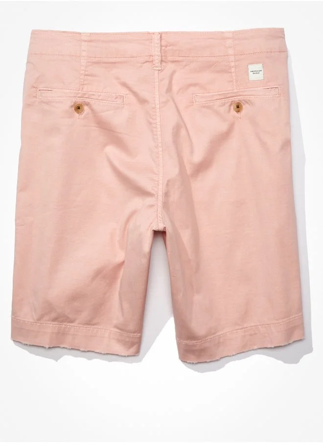 American Eagle AE Flex 9" Lived-In Khaki Short