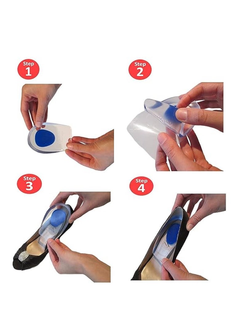 Silicone Heel Protector Insole Cups - 2 PCS - Image 5