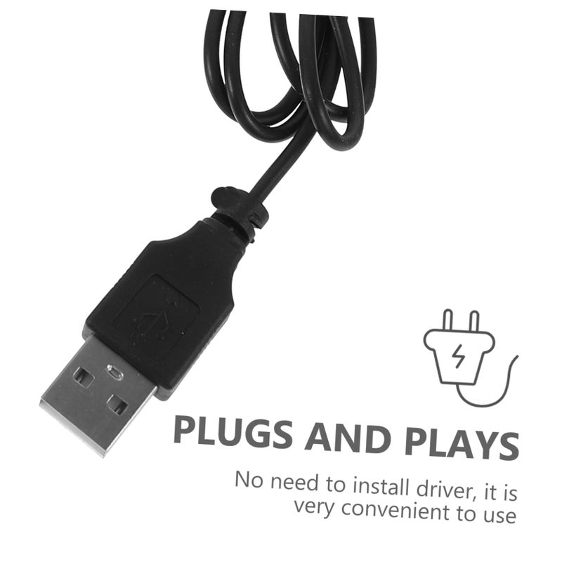 لوحة مفاتيح وماوس سلكي هادئ وصامت متوافق مع USB للمكتب المنزلي وسطح المكتب والكمبيوتر المحمول - Image 3