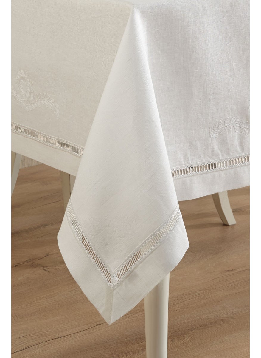 Ödel Home Linen Elegant Embroidered Tablecloth  - Image 2