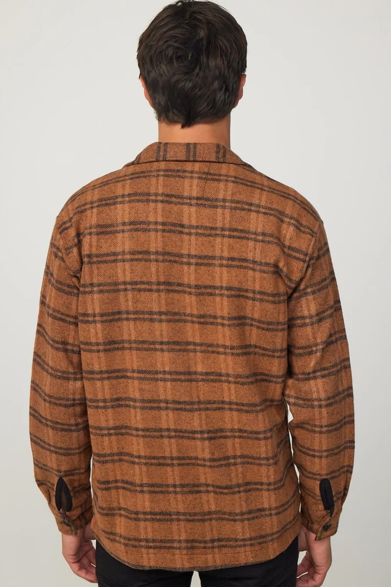 Tudors Relax Fit Winter Checkered Printed Flotilla Pocket Casual Lumberjack Men's Shirt