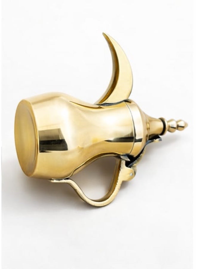 Traditional Arabic Dallah Coffee Pot – Brass Arabian Coffee Server for Arabic Coffee & Tea - Image 2